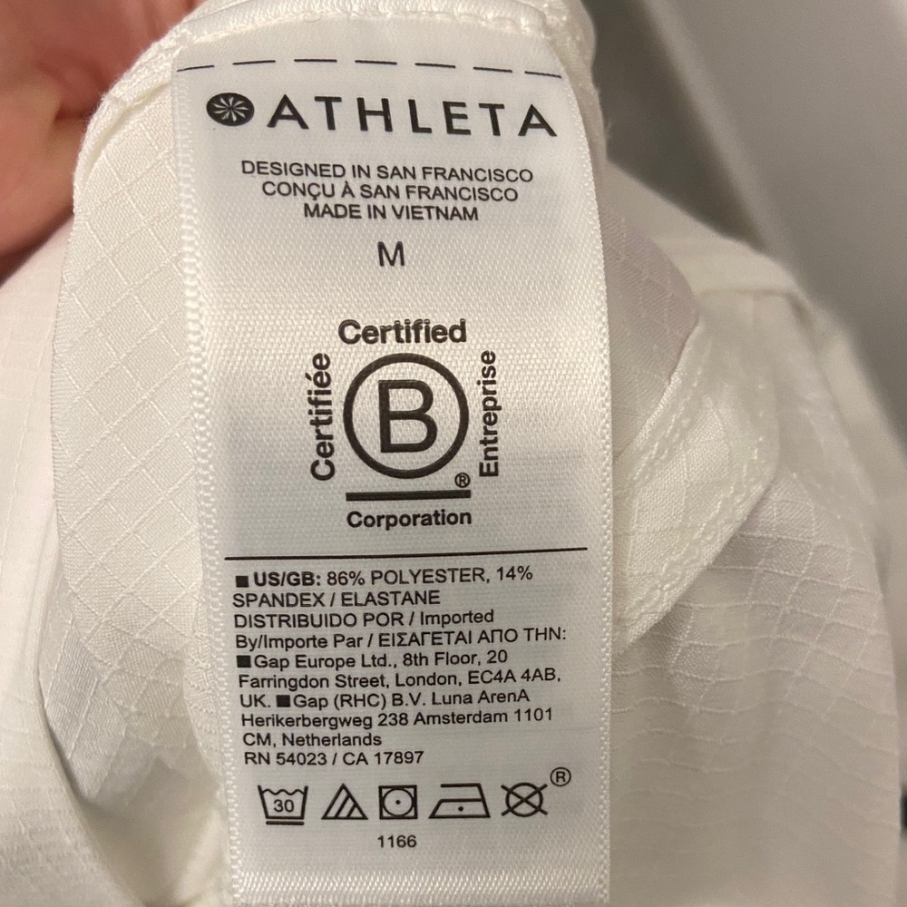 Athleta White Quarter-Zip Jacket/Pullover - image 5